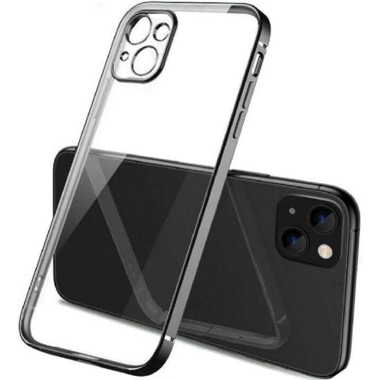 Bodycell HD Διάφανη Θήκη Σιλικόνης Apple iPhone 13 mini - Black (5206015067259)