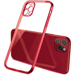 Bodycell HD Διάφανη Θήκη Σιλικόνης Apple iPhone 13 Pro - Red (5206015067372)