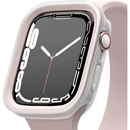 Elago Θήκη Duo Case Apple Watch SE/9/8/7/6/5/4 (41/40mm) - Transparent / Lovely Pink (EAW41DUO-TRLPK)