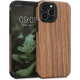 KWmobile Wood Optics - Θήκη Σιλικόνης Apple iPhone 13 Pro Max - Woodgrain Brown (58304.01)