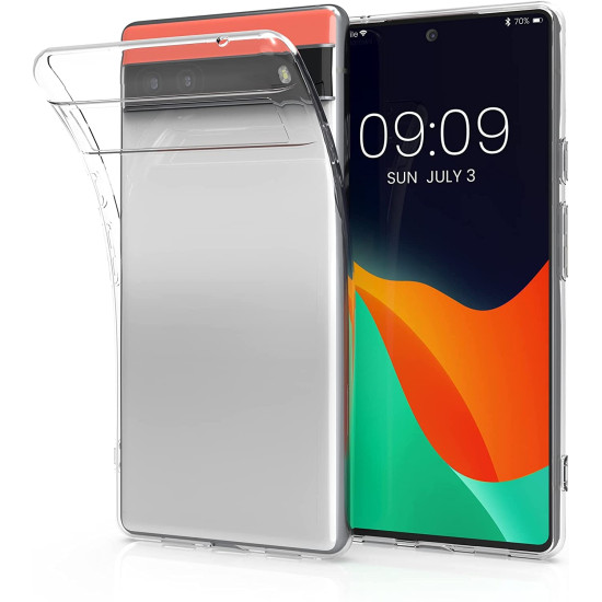 KWmobile Διάφανη Θήκη Σιλικόνης Google Pixel 6a - Transparent (58331.03)