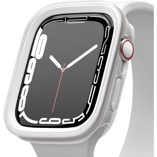 Elago Θήκη Duo Case Apple Watch SE/9/8/7/6/5/4 (41/40mm) - Transparent / White (EAW41DUO-TRWH)