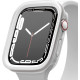 Elago Θήκη Duo Case Apple Watch SE/9/8/7/6/5/4 (41/40mm) - Transparent / White (EAW41DUO-TRWH)