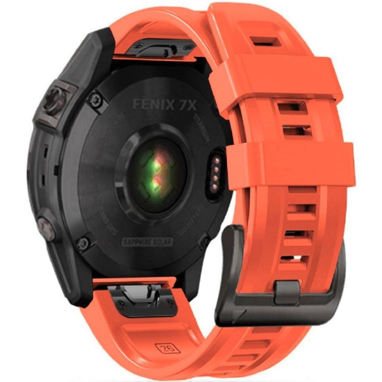 Tech-Protect Λουράκι Σιλικόνης Iconband Garmin Fenix 5/6/6 Pro/7/8/E (47mm) - Orange (9589046921452)
