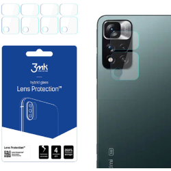 3MK Hybrid Glass Camera Protector - Αντιχαρακτικό Υβριδικό Προστατευτικό Γυαλί για Φακό Κάμερας Xiaomi Redmi Note 11 Pro Plus 5G - 4 Τεμάχια (5903108469548)