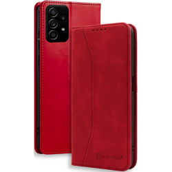 Bodycell Θήκη - Πορτοφόλι Samsung Galaxy A73 5G - Red (5206015000911)