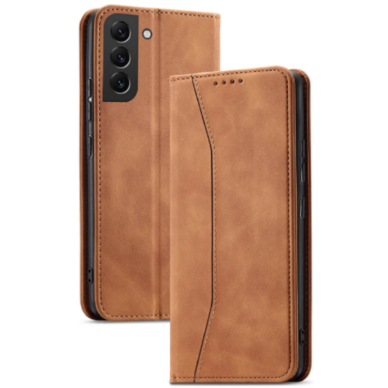 Bodycell Θήκη - Πορτοφόλι Samsung Galaxy S22 Plus 5G - Brown (5206015058547)