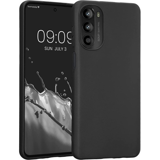 KWmobile Θήκη Σιλικόνης Motorola Moto G52 / G82 - Black Matte (58543.47)
