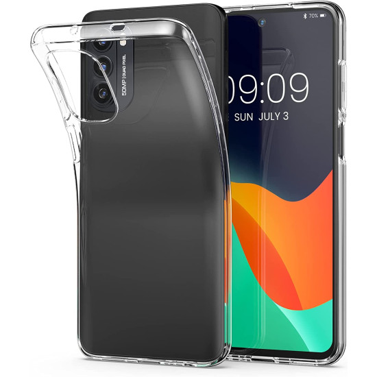 KWmobile Διάφανη Θήκη Σιλικόνης Motorola Moto G52 / G82 - Transparent (58544.03)