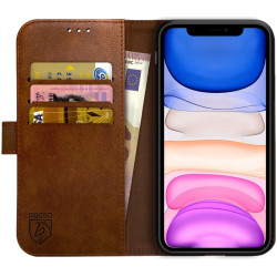 Rosso Element PU Θήκη Πορτοφόλι Apple iPhone 11 - Brown (8719246204623)