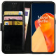 Rosso Element PU Θήκη Πορτοφόλι OnePlus 9 - Black (8719246296659)