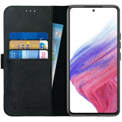 Rosso Deluxe Δερμάτινη Θήκη Πορτοφόλι Samsung Galaxy A53 5G - Black (8719246343568)