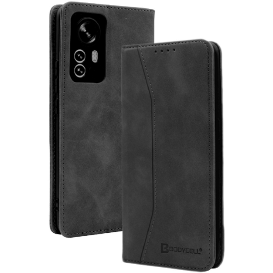 Bodycell Θήκη - Πορτοφόλι Xiaomi 12 Pro 5G - Black (5206015060618)