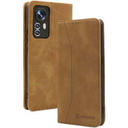 Bodycell Θήκη - Πορτοφόλι Xiaomi 12 Pro 5G - Brown (5206015060601)