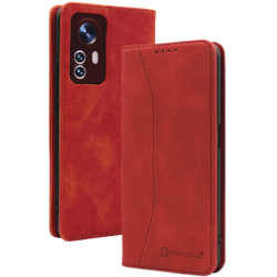 Bodycell Θήκη - Πορτοφόλι Xiaomi 12 Pro 5G - Red (5206015060663)