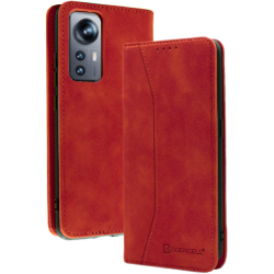Bodycell Θήκη - Πορτοφόλι Xiaomi 12 / 12X - Red (5206015059339)