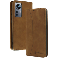 Bodycell Θήκη - Πορτοφόλι Xiaomi 12 / 12X - Brown (5206015059292)