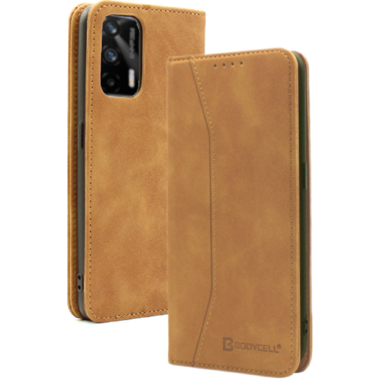 Bodycell Θήκη - Πορτοφόλι Realme GT 5G - Brown (5206015059148)