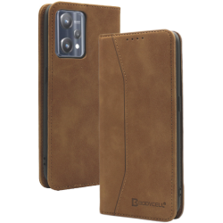 Bodycell Θήκη - Πορτοφόλι Realme 9 Pro - Brown (5206015059537)