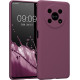 KWmobile Θήκη Σιλικόνης Honor Magic4 Lite με Πλαίσιο Κάμερας - Bordeaux Violet (58580.187)