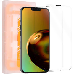 Kalibri Premium Tempered Glass - Full Screen Αντιχαρακτικό Προστατευτικό Γυαλί Οθόνης - Apple iPhone 13 / 13 Pro - Transparent - 2 Τεμάχια (58588.1)