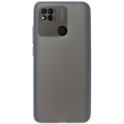 Vivid Θήκη Σιλικόνης Slim Xiaomi Redmi 10A - Transparent / Grey (VISLIM241GREY)