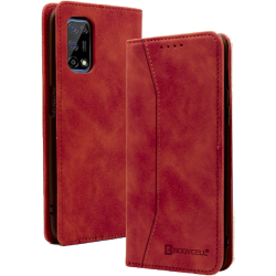 Bodycell Θήκη - Πορτοφόλι Realme 7 5G - Red (5206015002458)