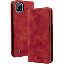 Bodycell Θήκη - Πορτοφόλι Realme C11 2021 - Red (5206015058981)