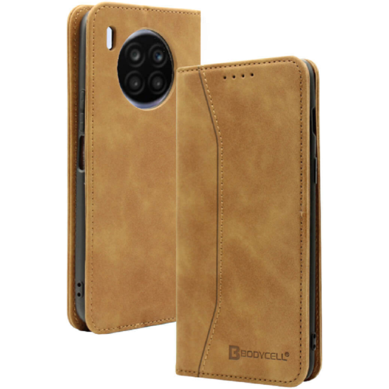 Bodycell Θήκη - Πορτοφόλι Huawei Nova 8i - Brown (5206015058790)