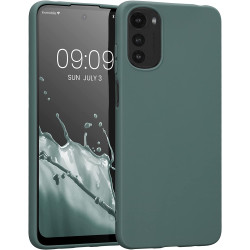 KWmobile Θήκη Σιλικόνης Motorola Moto E32 / E32s - Blue Green (58664.171)