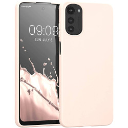 KWmobile Θήκη Σιλικόνης Motorola Moto E32 / E32s - Coconut Swirl (58664.225)