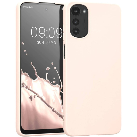 KWmobile Θήκη Σιλικόνης Motorola Moto E32 / E32s - Coconut Swirl (58664.225)