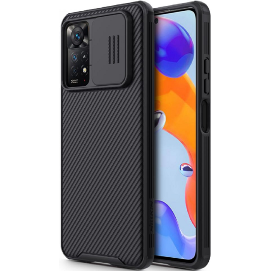 Nillkin CamShield Pro - Σκληρή Θήκη με Κάλυμμα για την Κάμερα - Xiaomi Redmi Note 11 Pro / Redmi Note 12 Pro 4G - Black (6902048243866)