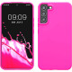 KWmobile Soft Flexible Rubber Cover - Θήκη Σιλικόνης Samsung Galaxy S22 Plus 5G - Neon Pink (56761.77)