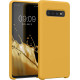 KWmobile Soft Flexible Rubber Cover - Θήκη Σιλικόνης Samsung Galaxy S10 - Mango (47732.191)