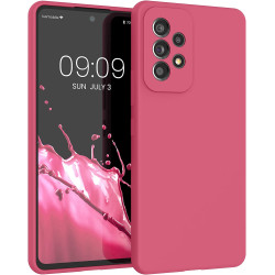 KWmobile Soft Slim Flexible Rubber Cover - Θήκη Σιλικόνης Samsung Galaxy A53 5G - Awesome Pink (57835.238)