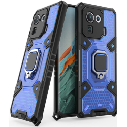 Vivid Honeycomb Armor - Ανθεκτική Θήκη Xiaomi Mi 11 Pro με Μεταλλικό Ring Holder - Blue (UNARMORMI11PROBL)