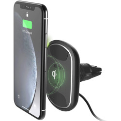 iOttie iTap 2 Wireless Air Vent Charging Mount - Μαγνητική Βάση Ασύρματης Φόρτισης Qi για Αεραγωγούς Αυτοκινήτων & Φορτιστής Αυτοκινήτου - 10W - Black - 2 Έτη Εγγύηση (HLCRIO138)