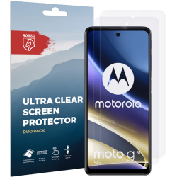 Rosso Ultra Clear Screen Protector - Μεμβράνη Προστασίας Οθόνης - Motorola Moto G51 5G - 2 Τεμάχια (8719246353451)