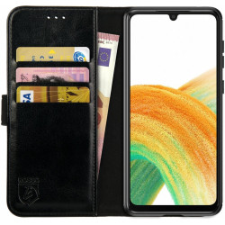 Rosso Element PU Θήκη Πορτοφόλι Samsung Galaxy A33 5G - Black (8719246344121)