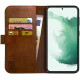 Rosso Element PU Θήκη Πορτοφόλι Samsung Galaxy S22 Plus 5G - Brown (8719246352478)