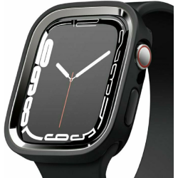 Elago Θήκη Duo Case Apple Watch SE/9/8/7/6/5/4 (41/40mm) - Black / Metallic Dark Gray (EAW41DUO-BKMDGY)