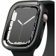 Elago Θήκη Duo Case Apple Watch SE/9/8/7/6/5/4 (41/40mm) - Black / Metallic Dark Gray (EAW41DUO-BKMDGY)