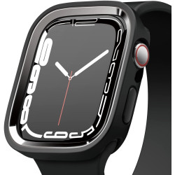 Elago Θήκη Duo Case Apple Watch SE/9/8/7/6/5/4 (45/44mm) - Black / Metalic Dark Grey (EAW45DUO-BKMDGY)