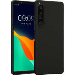 Kalibri Aramid Fiber Body - Σκληρή Θήκη Sony Xperia 1 IV - Black Matte (58839.47)