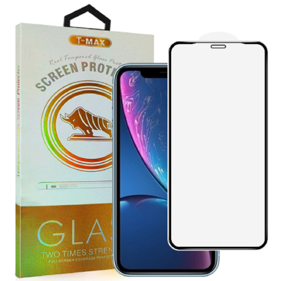 T-Max Premium 3D Tempered Glass Full Glue Fluid Despensing - Αντιχαρακτικό Γυαλί Οθόνης Apple iPhone 11 / XR - Black (5206015053337)
