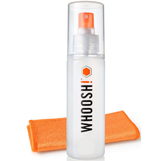 Whoosh! Screen Shine GO XL - Σετ Καθαρισμού Οθόνης με Υγρό Σπρέι και Αντιμικροβιακό Πανί από Μικροΐνες - 100ml (837296000199)