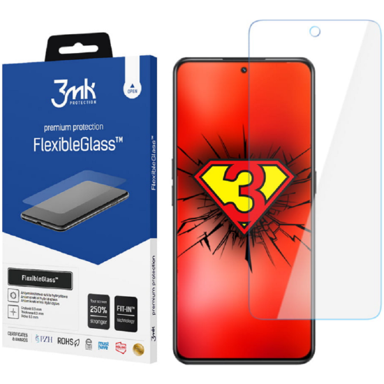 3MK Premium Flexible Glass - Αντιχαρακτικό Υβριδικό Προστατευτικό Γυαλί Οθόνης - Realme GT Neo 3 - 0.3mm (5903108469906)