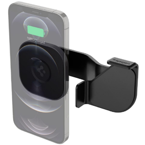 Spigen ITT90 OneTap - Βάση Στήριξης Κινητών MagSafe για Οθόνη Αφής / Touch Screen Αυτοκινήτου Tesla Model 3 / Y / X (2021) / S (2021) - Black (ACP03807)
