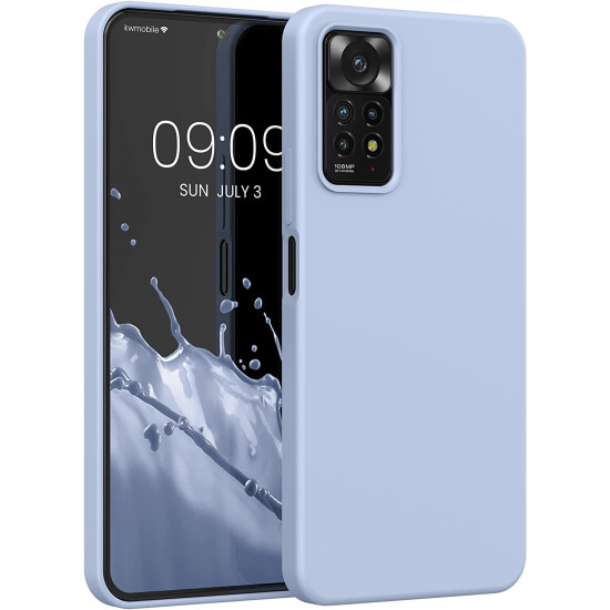 KWmobile Soft Slim Flexible Rubber Cover - Θήκη Σιλικόνης Xiaomi Redmi Note 11 Pro / Redmi Note 12 Pro 4G - Light Blue Matte (57373.58)